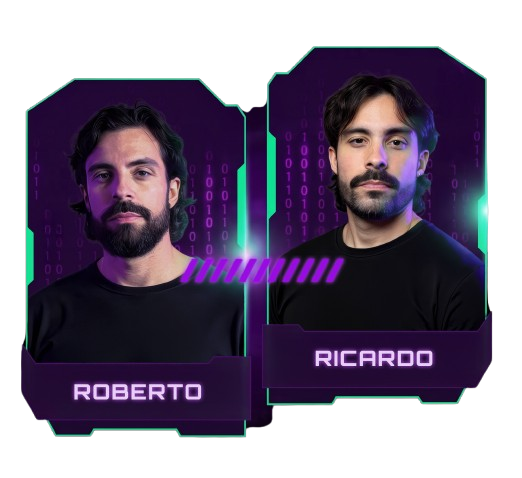 Professores Ricardo e Roberto Dias